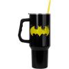 imageSilver Buffalo Wicked Elphaba Not Your Basic Witch Ombre Stainless Steel Tumbler with Handle and Straw Fits in Standard Cup Holder 40 OuncesBatman