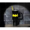 imageSilver Buffalo Wicked Elphaba Not Your Basic Witch Ombre Stainless Steel Tumbler with Handle and Straw Fits in Standard Cup Holder 40 OuncesBatman