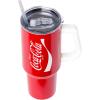 imageSilver Buffalo Wicked Elphaba Not Your Basic Witch Ombre Stainless Steel Tumbler with Handle and Straw Fits in Standard Cup Holder 40 OuncesCocaCola
