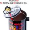 imageSilver Buffalo Wicked Elphaba Not Your Basic Witch Ombre Stainless Steel Tumbler with Handle and Straw Fits in Standard Cup Holder 40 OuncesFive Night at Freddys Special Delivery