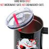 imageSilver Buffalo Wicked Elphaba Not Your Basic Witch Ombre Stainless Steel Tumbler with Handle and Straw Fits in Standard Cup Holder 40 OuncesFriday the 13th Splatter