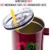 imageSilver Buffalo Wicked Elphaba Not Your Basic Witch Ombre Stainless Steel Tumbler with Handle and Straw Fits in Standard Cup Holder 40 OuncesHarry Potter Hogwarts House Crest