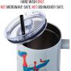 imageSilver Buffalo Wicked Elphaba Not Your Basic Witch Ombre Stainless Steel Tumbler with Handle and Straw Fits in Standard Cup Holder 40 OuncesInto the SpiderVerse