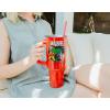 imageSilver Buffalo Wicked Elphaba Not Your Basic Witch Ombre Stainless Steel Tumbler with Handle and Straw Fits in Standard Cup Holder 40 OuncesMarvel Avengers