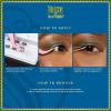 imageWICKED X imPRESS Press On Self Adhesive Eyelashes Ozspresso 8mm10mm Natural Volume Press On Lashes Blue Glitter No Glue Needed 12 Lash Clusters ampamp NonStick Mini ApplicatorFantabulous