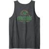 imageWicked City Made Of Emeralds Front ampamp Back Tank TopDark Heather Grey