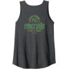 imageWicked City Made Of Emeralds Front ampamp Back Tank TopDark Heather Grey