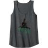 imageWicked Elphaba Defying Pose Tank TopDark Heather Grey