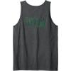imageWicked Elphaba Front ampamp Back Tank TopDark Heather Grey