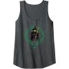 imageWicked Elphaba Portrait Tank TopDark Heather Grey