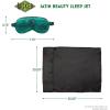 imageWicked Elphaba Satin Sleep Set  1 Pillow Case ampamp 1 Sleep Mask  Gifts for her  self Care  Scunci by ConairElphaba  Black