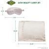 imageWicked Elphaba Satin Sleep Set  1 Pillow Case ampamp 1 Sleep Mask  Gifts for her  self Care  Scunci by ConairGlinda  Pink