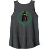 imageWicked Elphaba Signature Front ampamp Back Tank TopDark Heather Grey