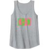 imageWicked Elphaba ampamp Glinda Silhouettes Tank TopHeather Grey