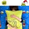 imageWicked Elphaba and Glinda Beauty Silky Satin Standard Pillowcase Cover 20x30 for Hair and Skin Officially Licensed ProductGrinch