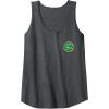 imageWicked Emerald City Front ampamp Back Tank TopDark Heather Grey