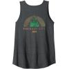 imageWicked Emerald City Front ampamp Back Tank TopDark Heather Grey