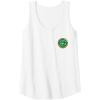 imageWicked Emerald City Front ampamp Back Tank TopWhite