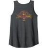 imageWicked Marvelous Munchkinland Front ampamp Back Tank TopDark Heather Grey