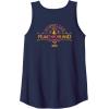 imageWicked Marvelous Munchkinland Front ampamp Back Tank TopNavy Blue