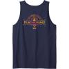 imageWicked Marvelous Munchkinland Front ampamp Back Tank TopNavy Blue