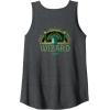 imageWicked Off To Meet The Wizard Emerald City Front ampamp Back Tank TopDark Heather Grey