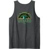 imageWicked Off To Meet The Wizard Emerald City Front ampamp Back Tank TopDark Heather Grey