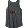 imageWicked Pink And Green Logo Tank TopDark Heather Grey