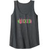 imageWicked Pink ampamp Green Tank TopDark Heather Grey