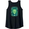 imageWicked Wizard Face Emerald City Front ampamp Back Tank TopBlack