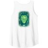 imageWicked Wizard Face Emerald City Front ampamp Back Tank TopWhite