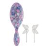imageWet Brush Original Detangler Hair Brush Elphaba Wicked Kit  UltraSoft IntelliFlex Bristles  Detangling Brush Glides Through Tangles For All Hair Types Wet Dry ampamp Damaged  1 Brush ampamp 1 BowWicked For Good Glinda