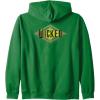 imageWicked Diamond Logo Zip HoodieDark Green