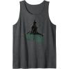 imageWicked Elphaba Defying Pose Tank TopDark Heather Grey