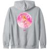 imageWicked Glinda Bubble Pose Zip HoodieHeather Grey
