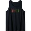 imageWicked Pink And Green Logo Tank TopBlack