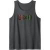 imageWicked Pink And Green Logo Tank TopDark Heather Grey