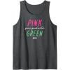 imageWicked Pink Goes Good With Green Tank TopDark Heather Grey