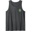 imageWicked Wizard Face Emerald City Front ampamp Back Tank TopDark Heather Grey