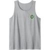imageWicked Wizard Face Emerald City Front ampamp Back Tank TopHeather Grey