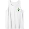 imageWicked Wizard Face Emerald City Front ampamp Back Tank TopWhite