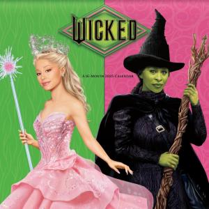image2025 Wicked Part 1 Elphaba and Glinda Wall Calendar