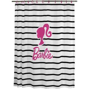 imageFranco Collectibles Wicked Elphaba ampamp Glinda 13 Piece Microfiber Shower Curtain and Ring Set 70x72 Officially Licensed ProductBarbie