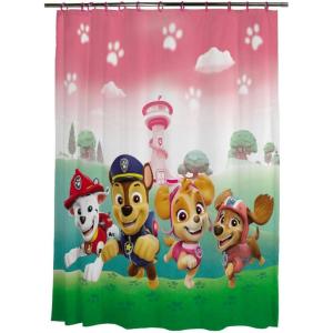 imageFranco Collectibles Wicked Elphaba ampamp Glinda 13 Piece Microfiber Shower Curtain and Ring Set 70x72 Officially Licensed ProductPaw Patrol Girl  Skye