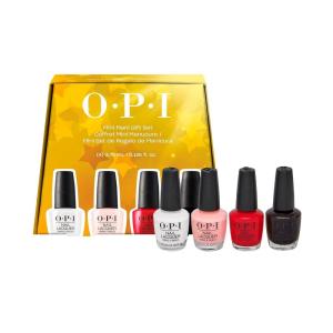 imageOPI Nail Lacquer Gift Sets  Opaque Crme Metallic Shimmer Nail Polish Value Pack Wicked Limited Edition Holiday CollectionNail Lacquer 4PC MiniPack