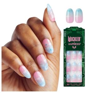 imageWICKED X imPRESS Press On Nails New Improved Adhesive Up To 10 Day HoldDestined To Fly