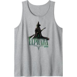 imageWicked Elphaba Defying Pose Tank TopHeather Grey
