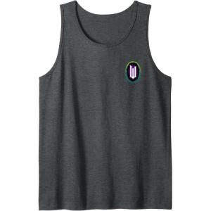 imageWicked Elphaba Front ampamp Back Tank TopDark Heather Grey