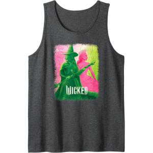 imageWicked Elphaba ampamp Glinda Tonal Tank TopDark Heather Grey