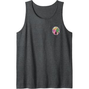 imageWicked Frame Sketched Front ampamp Back Tank TopDark Heather Grey